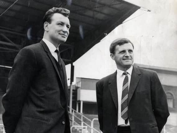 Jack Mansell (right) with Rotherham defender Peter Madden