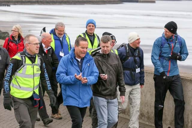 Sky Sports presenter Jeff Stelling is walking 260 miles  from Hartlepool United to Wembley Stadium  to help beat prostate cancer.