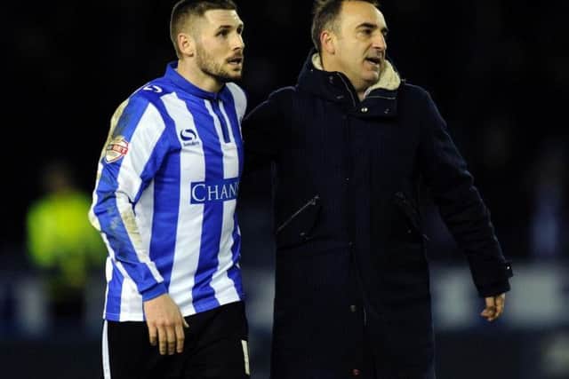 Gary Hooper and Carlos Carvalhal