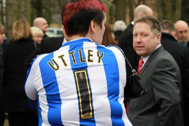 The funeral of Steve Uttley took place at Ardsley Crematorium in Barnsley.