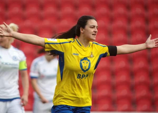 Jess Sigsworth impressed for the Belles in their FAWSL1 opener