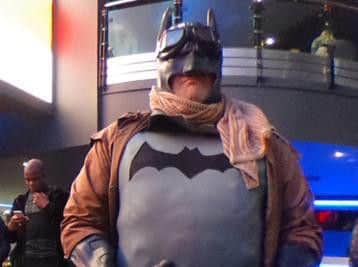 The Superhereos cosplay team member Chris Hall as Desert Batman