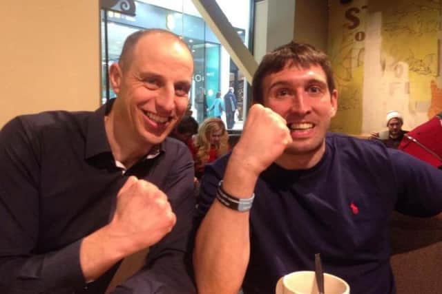 Diamond Live Lounge owner and radio show host, Dominic Gibbs, (pictured), will takes on Bodhi Communications founder, Liam Grady in a charity kickboxing match on May 15 2016 to raise money for the Pilgrim Bandits, the charity set up by Doncaster war hero Ben Parkinson, (pictured).
