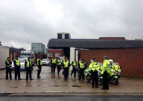 EDL protest in Rotherham