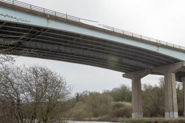 Scene of fatal RTC A1 motorway at DoncasterA mans body was recovered from the River Don after plunging from the motorway into the river at 6:30amPicture Dean Atkins