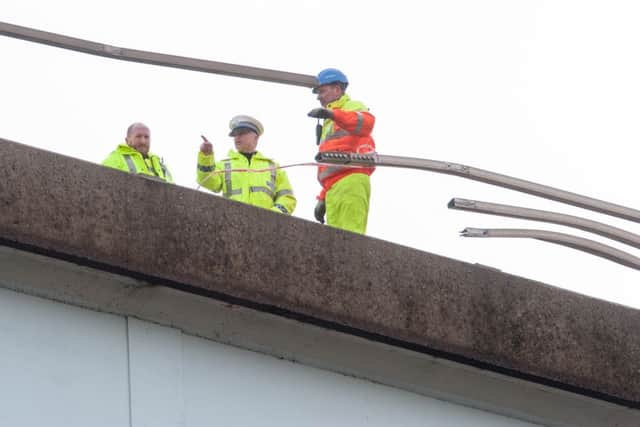 Scene of fatal RTC A1 motorway at DoncasterA mans body was recovered from the River Don after plunging from the motorway into the river at 6:30amPicture Dean Atkins