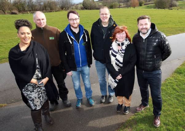 Richard Ibbotson and his team are hosting a new free festival at Manor Fields Park on August 13th. Pictured are Diane Cairns, Brett Nuttall, Kelly Anne Sharman, Craig Judson, Simon Loveitt, and Richard Ibbotson.