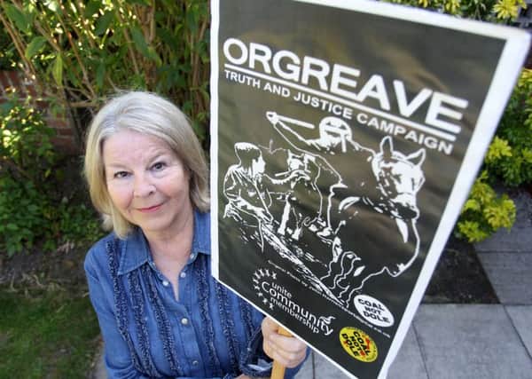 Barbara Jackson from the Orgreave Truth and Justice Campaign.