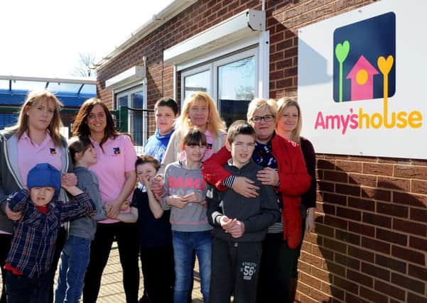 Staff and youngsters at  Amys House, Handsworth