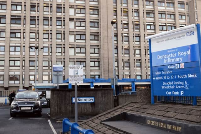 Doncaster Royal Infirmary. Picture: Marie Caley NDFP DRI MC 2