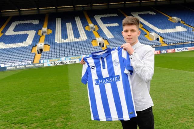 George Hirst signed his first professional contract this week