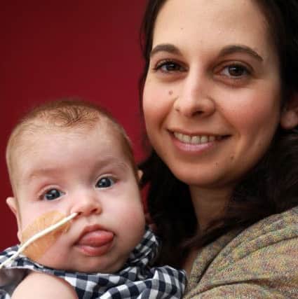 Treetop House's 15th anniversary at Sheffield Children's Hospital. Pictured are Sarah Shepherd and her daughter Olivia.