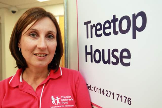 Treetop House's 15th anniversary at Sheffield Children's Hospital. Pictured is House Manager Ann Wyatt.