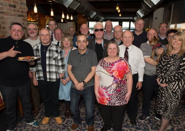 Ex Servicemens Breakfast Club, held at the Benjamin Huntsman pub in Sheffield City Centre
