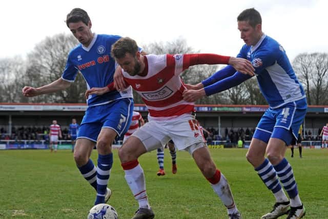 Andy Williams, pictured during the draw at Rochdale. Photo: Andrew Roe