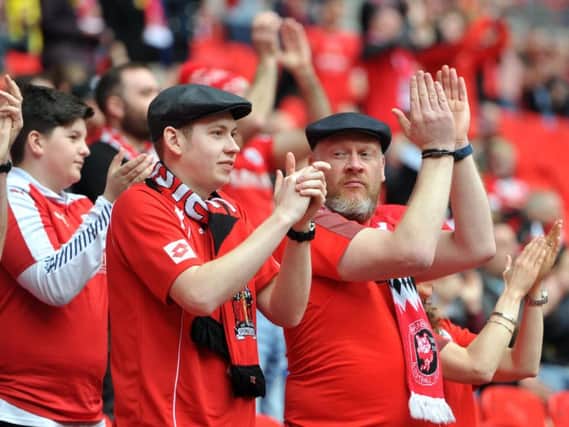 The flat caps were out for Barnsley's trip to Wembley