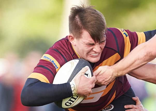 Liam Wallace scored a hat-trick of tries in  Sheffield Tigers' title-clinching victory.   Photo: Ian Anderson