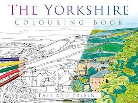 The cover of the Yorkshire Colouring Book (Picture: The History Press).