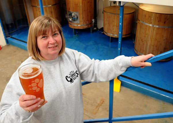 Andrea Steer, of Little Critters Brewing Company. Picture: Andrew Roe
