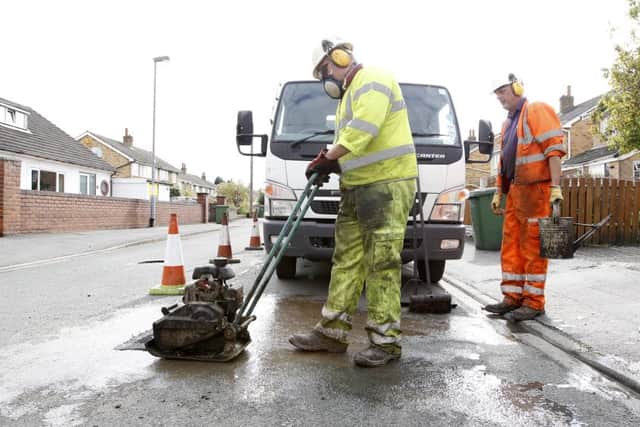 Pot holes and road maintenance on Seymour Street, Thornes.