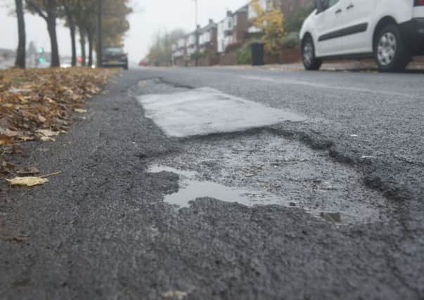 Halifax road in Sheffield which is one of the worst roads in the country for pothole claims
Picture Dean Atkins