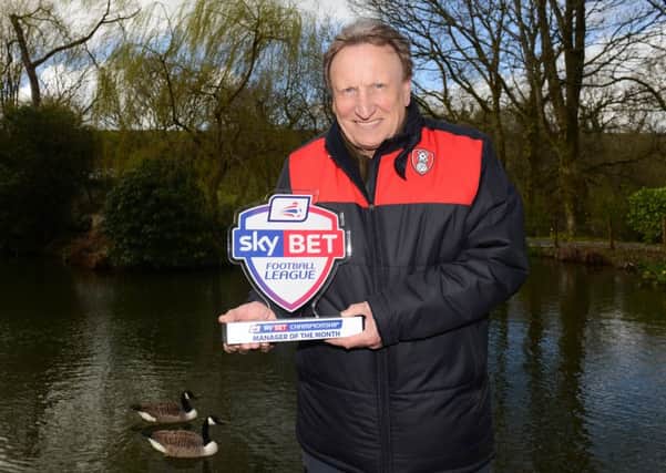 Manager of the Month Neil Warnock