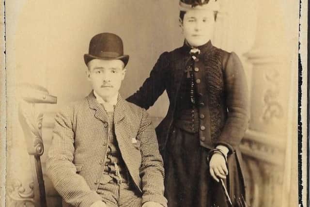Lawrence Tighe and his wife in about 1905