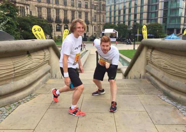 Michael Walsh and Liam Ronan will run the Manchester marathon to raise awareness of friend Zisimos Souflas, who disappeared in Nepal in 2012.
