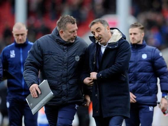 Carlos Carvalhal after the match against Bristol City