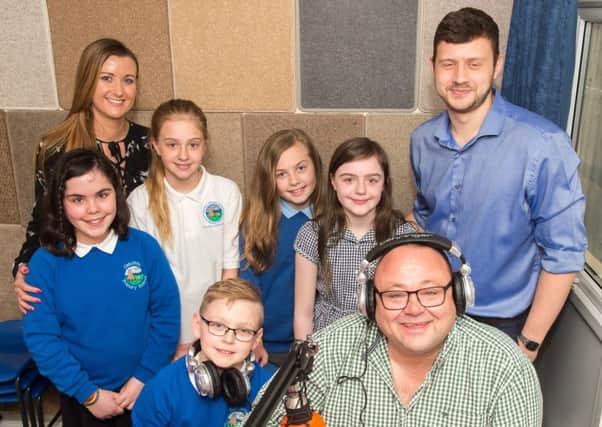 Catcliffe Primary School launches it's own radio station with the help of radio Sheffield presenter Toby Foster