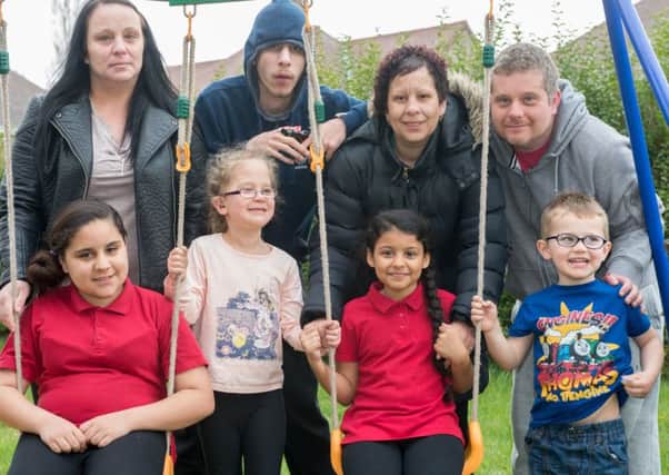Tina Mannion and Christina Browne with Tin'a family.
Christina Browne , Tina's daughter Kanesha Mannion,  older son Brendan Mannion, niece Isabelle Mannion, Tina Mannion, daughter Amera Mannion,  brother Paul Mannion and  nephew Ethan Mannion.