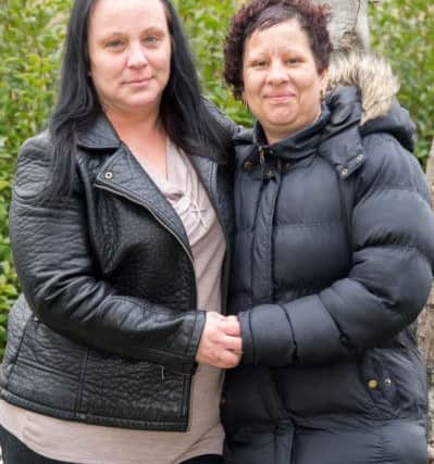 Christina Browne from Sheffield who has agreed to take care of her friend Tina Mannion's children as Tina has been diagnosed with terminal breast cancer
