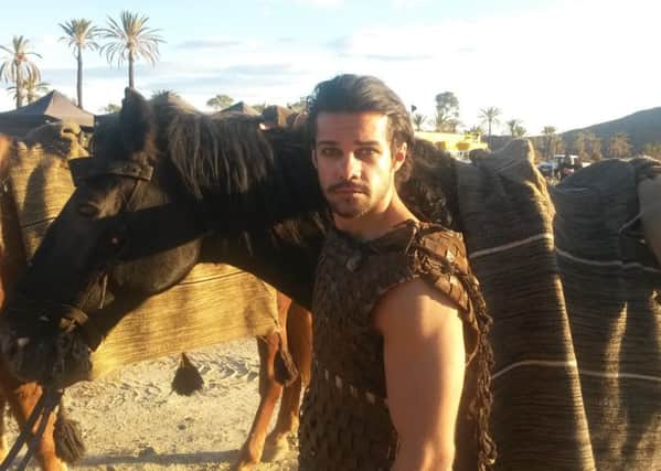 Sheffield-born actor Junade Khan as a Dothraki warrior in the new series of Game of Thrones
