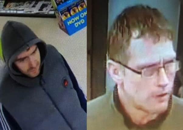 Two men police want to speak to about a burglary in Intake, Sheffield, on Monday, February 22