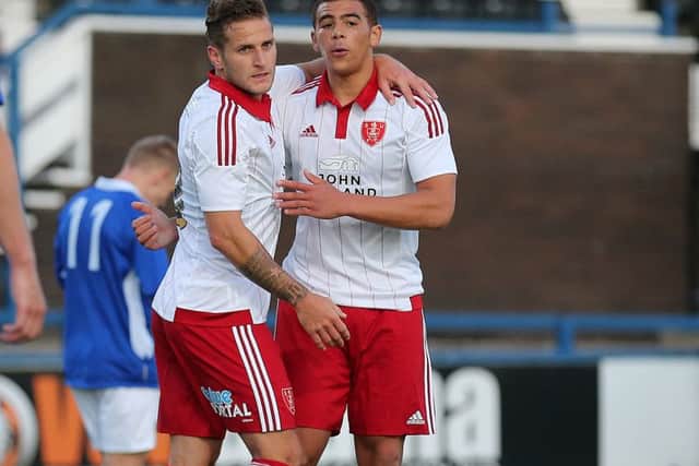 Billy Sharp (left)is a big fan of Sheffield United team mate Che Adams