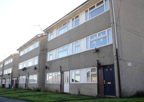 Flats on Wharncliffe Avenue, where Stephen Burkinshaw attempted to blow up the flats after becoming annoyed with his noisy neighbours. Picture: Andrew Roe