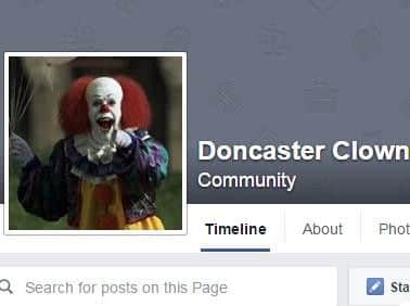 The Doncaster Clown Facebook page.