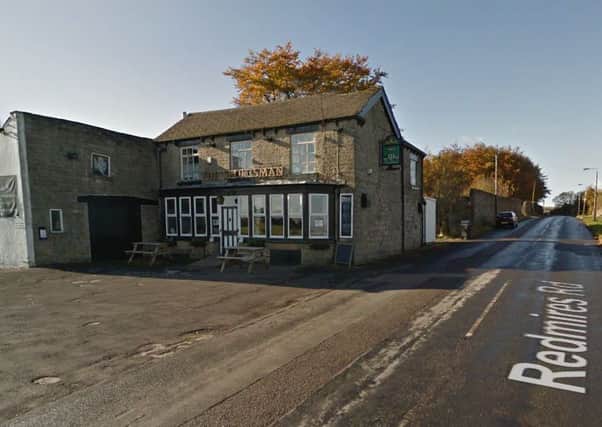 Firefigheters were called to rescue a dog behind The Sportsman pub on Redmires Road
Picture: Google