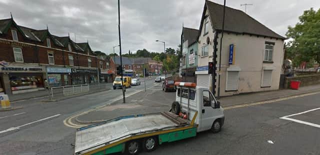 A man in his forties is in hospital after being hit by a car in Sheffield. Picture courtesy of Google Streetview.