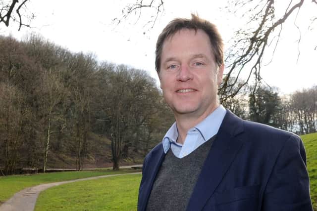 Nick Clegg MP for Sheffield Hallam. Picture: Andrew Roe