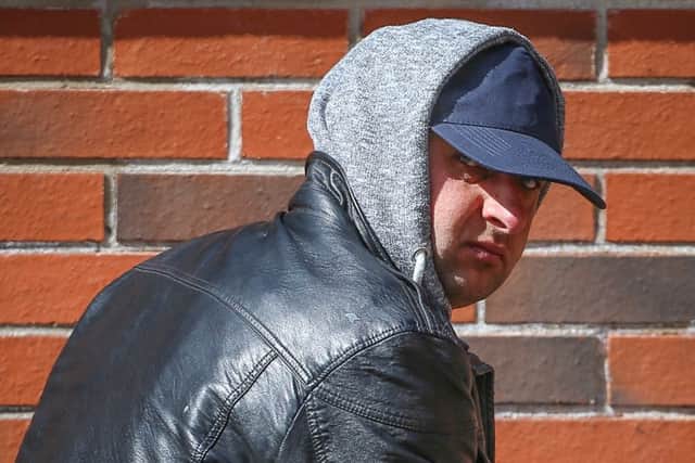 Taleb Bapir, 38, outside Sheffield Crown Court today April 19 2016. Pic: Ross Parry