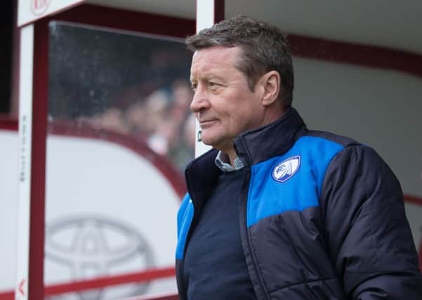 Barnsley vs Chesterfield - Danny Wilson back in the dugout at Oakwell - Pic By James Williamson