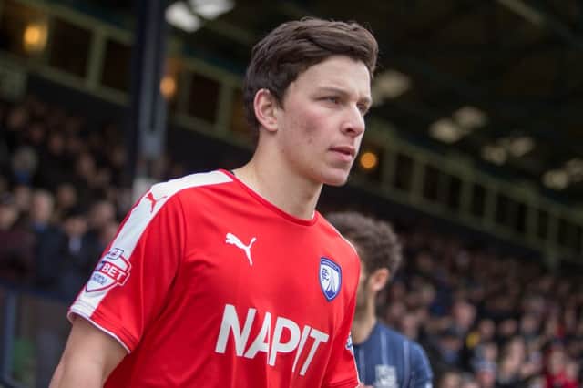 Southend United vs Chesterfield - Connor Dimaio - Pic By James Williamson