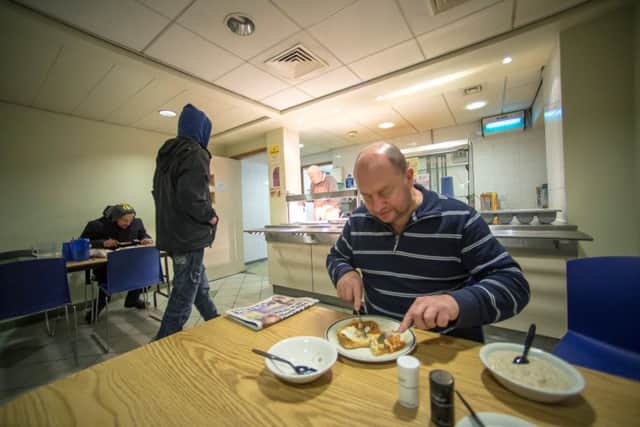 Volunteers at the Cathedral Archer Project in Sheffield help homeless and vulnerable people