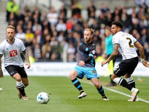 Barry Bannan scored a stunning effort to put Wednesday in front at Derby