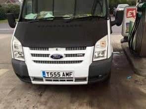The stolen van.