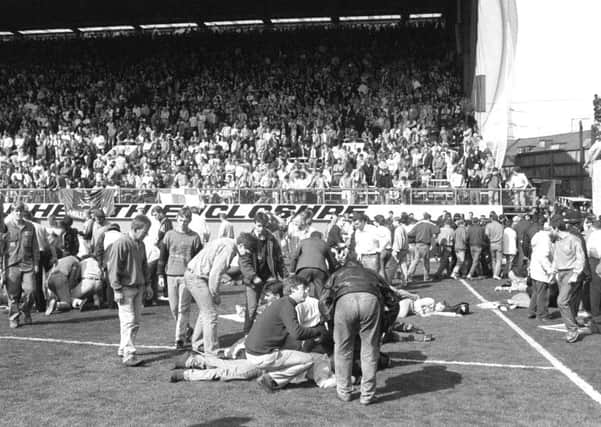 Flashback to the tragedy at Hillsborough in 1989
