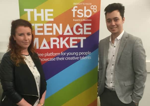 Louise Haigh MP and Teenage Market founder Joe Barratt.