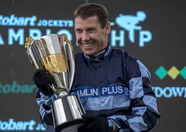 Champion at last:  Richard Johnson, who was crowned champion Jumps jockey after 16 years as runner-up in the shadow of AP McCoy
