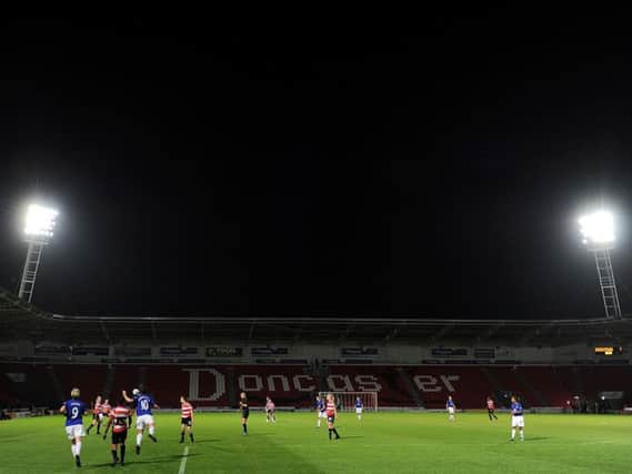The Keepmoat Stadium will become the matchday home of Doncaster Knights if they win promotion to the Aviva Premiership